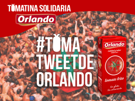 Orlando organiza una tomatina en Twitter