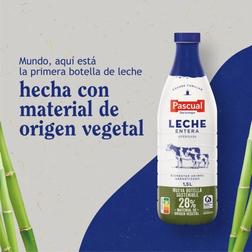 Envases sostenibles: Pascual lanza sus lácteos en botellas reciclables
